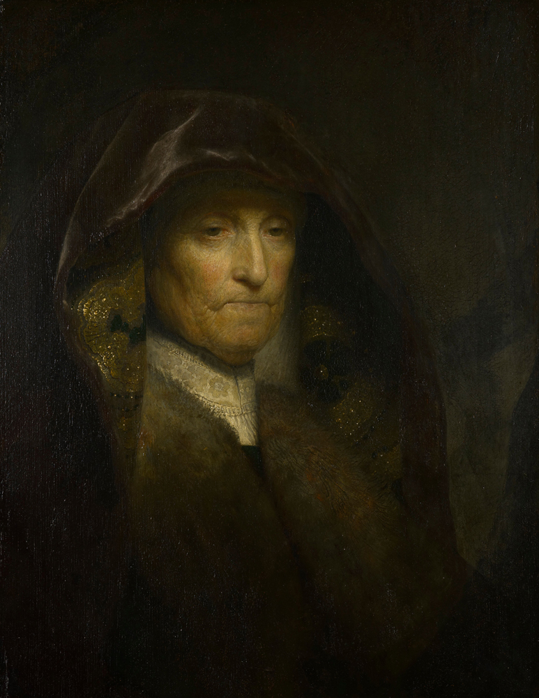 2020 Young Rembrandt Exhibition – Rembrandt, An Old Woman Called The Artist's Mother, c. 1627–9 - The Royal Collection Trust / © HM Queen Elizabeth II 2020