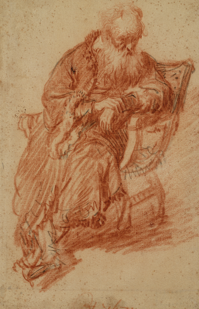 2020 Young Rembrandt Exhibition – Rembrandt, Old man seated in an armchair, 1631 © Teylers Museum, Haarlem