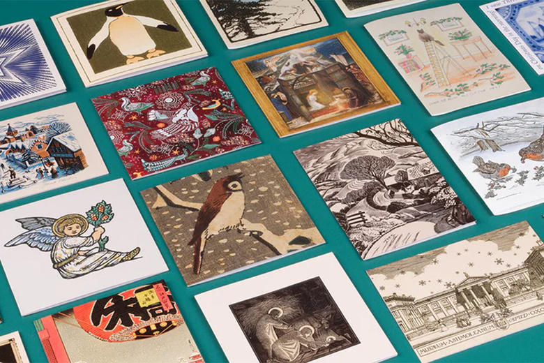 Christmas cards range in shop for 2025 featuring robins, angels and snowy scenes