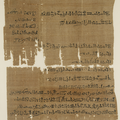 An ancient papyrus document showing the will of a woman named Naunakhte
