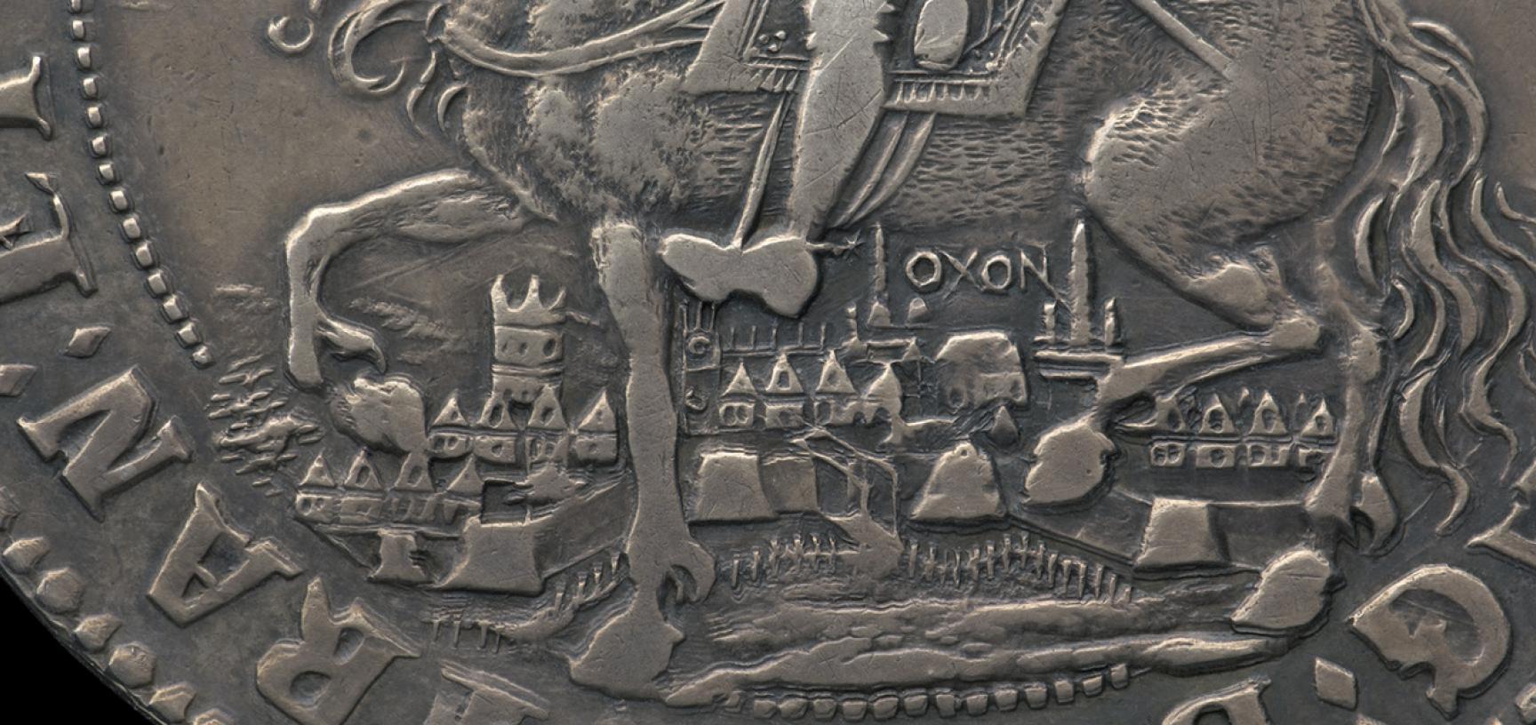 Oxford Crown from the Ashmolean collections (detail)