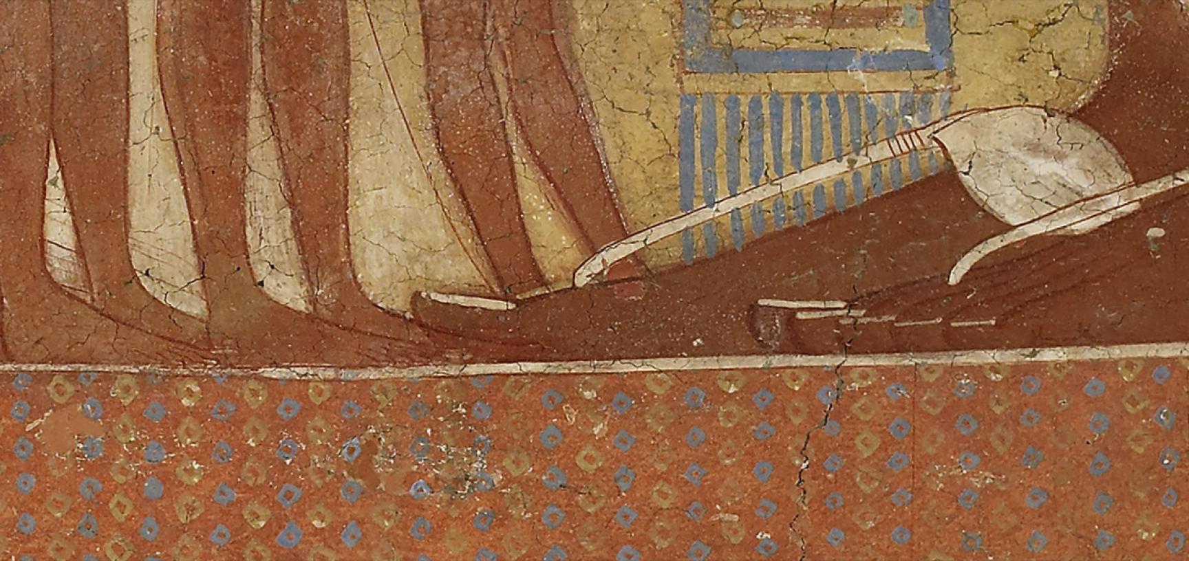 PRINCESS FRESCO (detail) from the Ashmolean collections