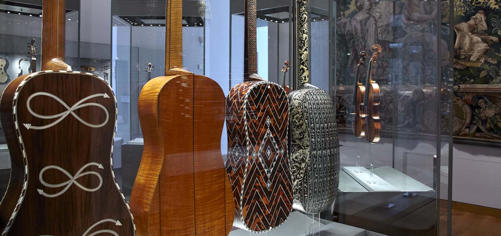 Musical Instruments Gallery at the Ashmolean Museum