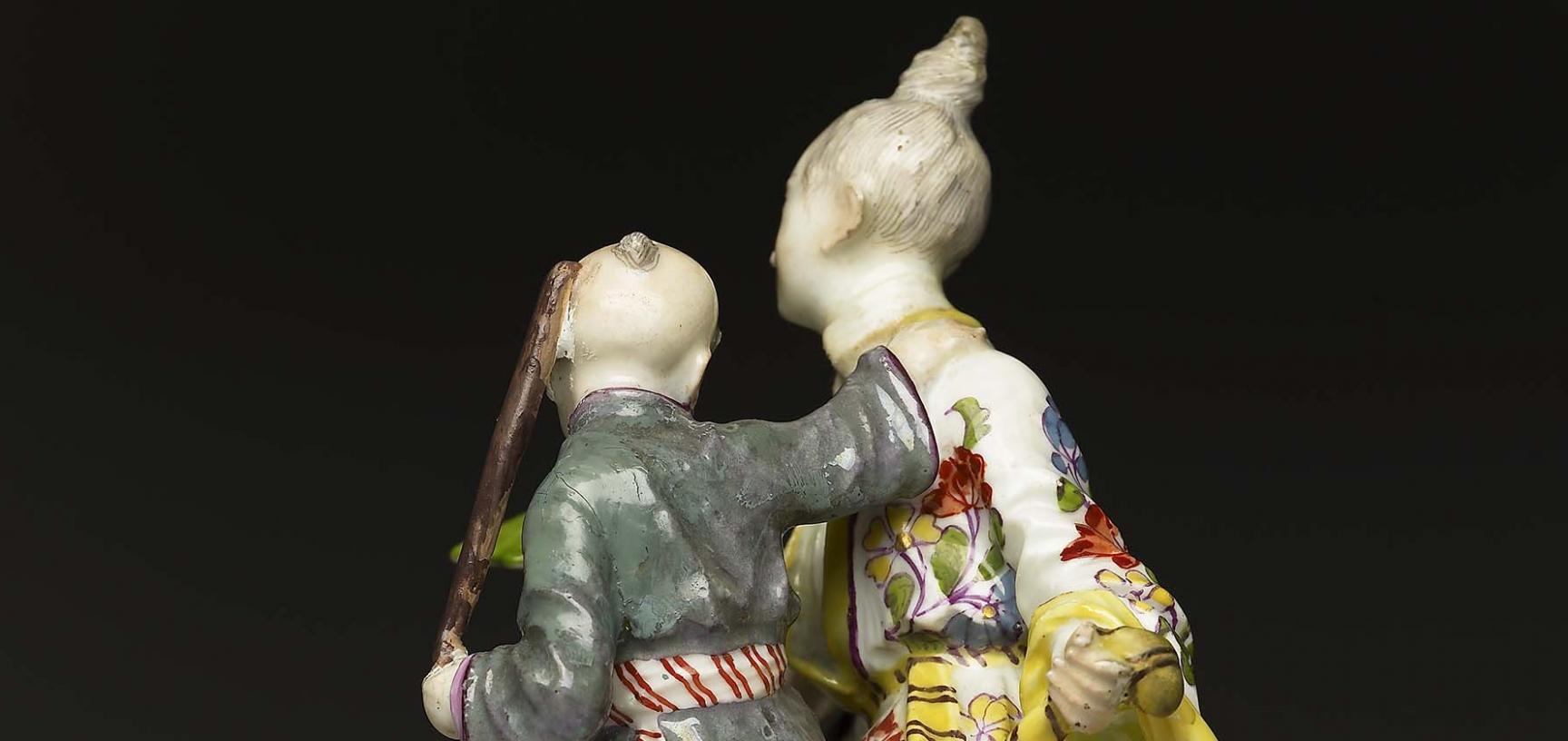Chinoiserie group, Meissen, Germany, c. 1750