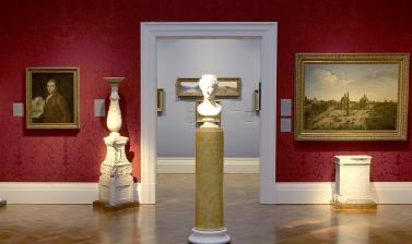 The Britain and Italy Gallery at the Ashmolean Museum