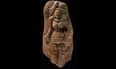 PLAQUE WITH YAKSHI (NATURE SPIRIT)