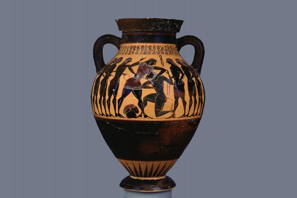 theseus and the minotaur pot ashmolean