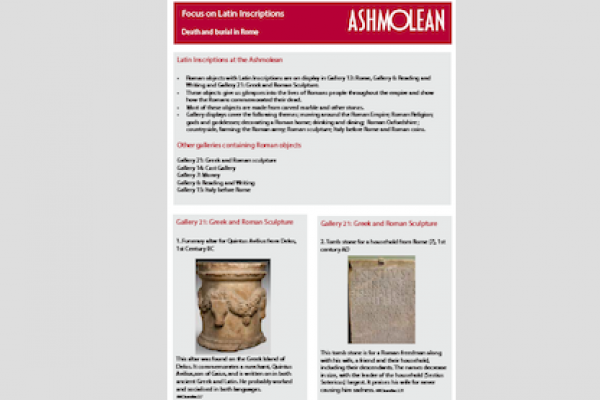 learn screenshot focus on latin inscriptions