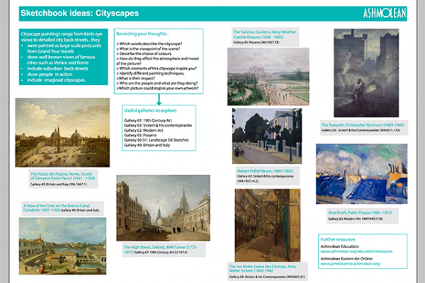 Learn PDF Sketchbook ideas Cityscapes