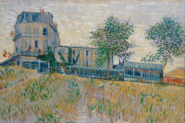 Painting by Vincent van Gogh of the Restaurant de la Sirène
