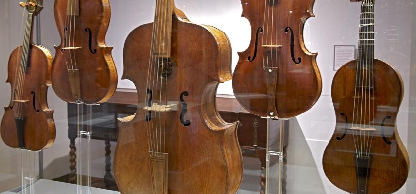 Musical Instruments Gallery at the Ashmolean Museum