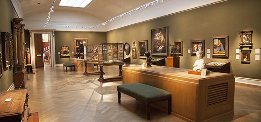 The Italian Renaissance Gallery at the Ashmolean Museum