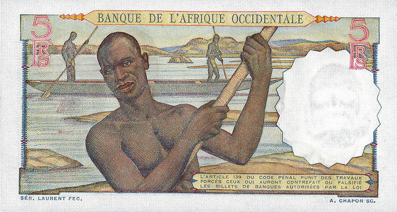 Stephen Lauren French African banknote