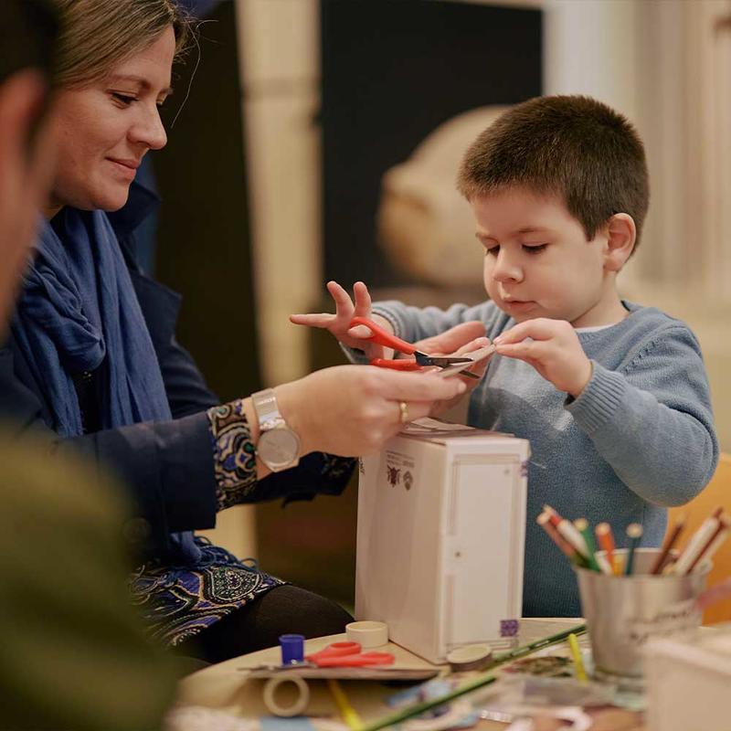 Family craft activities in the Museum Family craft activities in the Museum