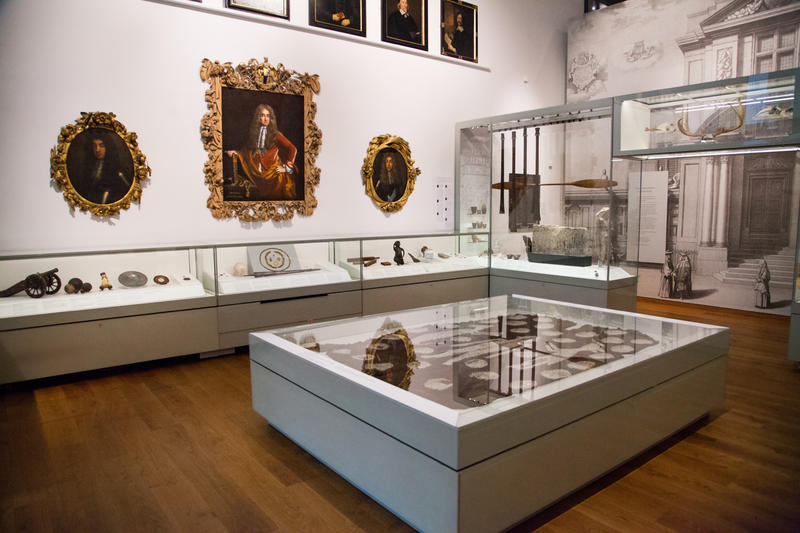View within the Ashmolean Story Gallery in the Museum