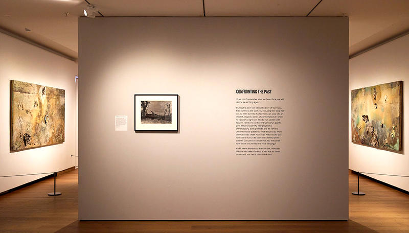 Confronting the Past display in Anselm Kiefer's exhibition