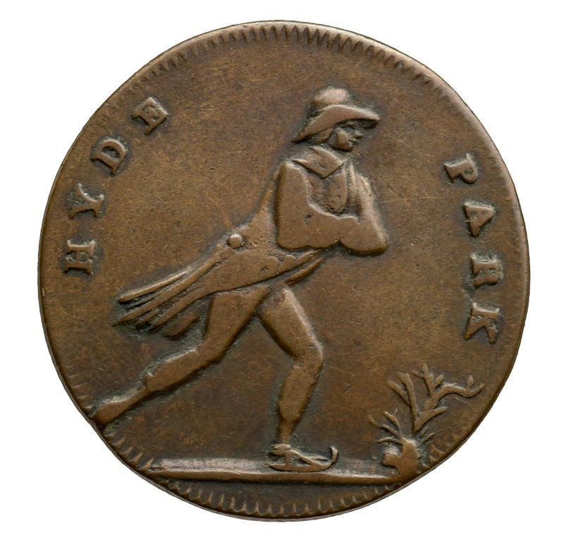 Ice skater coin Ice skater coin