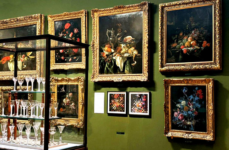 Still life paintings gallery with 2 x Aliki Braine artworks on show 