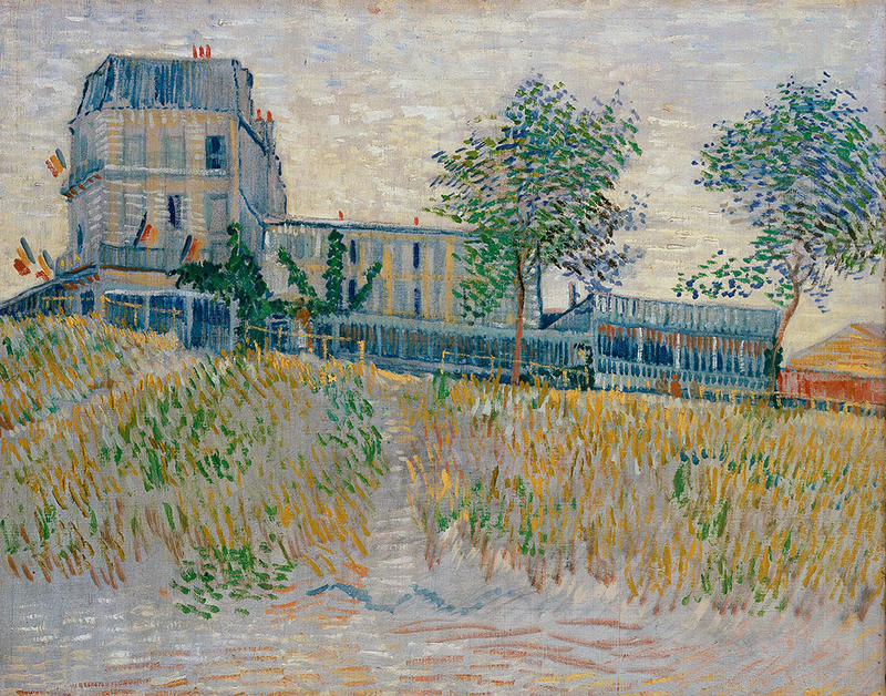 Painting by Vincent van Gogh of the Restaurant de la Sirène