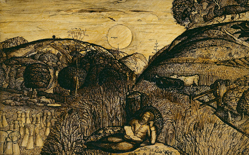 The Valley Thick with Corn by Samuel Palmer 