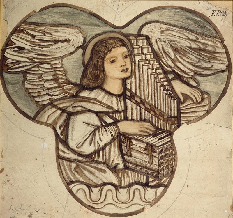WA1978.121, Edward Burne-Jones, Design for stained glass in Lyndhurst Church