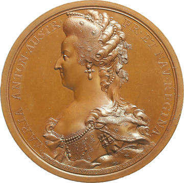 French Bronze Medallion O. Roty - prize given by the Minister of