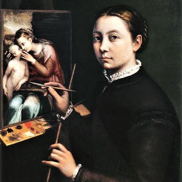 Sofonisba Anguissola's 'Self Portrait at the Easel', 1556 Sofonisba Anguissola's self portrait at the easel painted in 1556