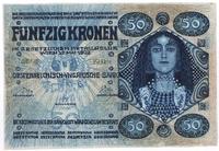 Draft artwork for 50-crown note for the Austro-Hungarian Bank, Koloman Moser, 1902, gouache & coloured pencil on graph paper © Money Museum of the Austrian National Bank