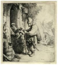 Rembrandt van Rijn (1606 - 1669): The rat catcher at the ashmolean museum Rembrandt van Rijn (1606 - 1669): The rat catcher at the ashmolean museum