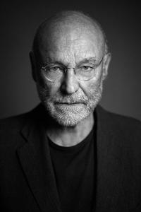 Portrait of Anselm Kiefer by Till Brönner, 2023 Black and white portrait photograph of Anselm Kiefer by Till Brönner, 2023